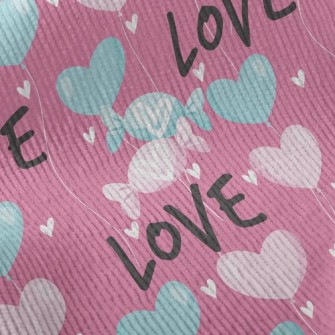 Love Valentine&#39;s Day Candy Standard Corduroy