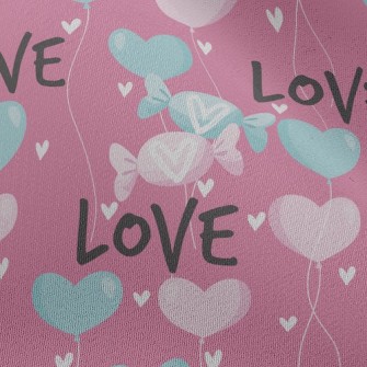 Love Valentine&#39;s Day Candy Chiffon