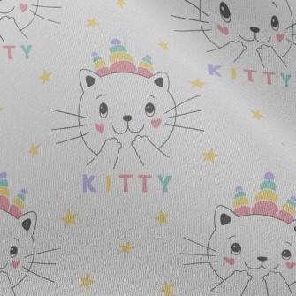 Shy Happy Cat Chiffon