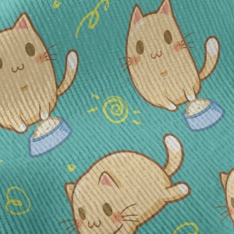 Cute Big-eyed Cat Standard Corduroy