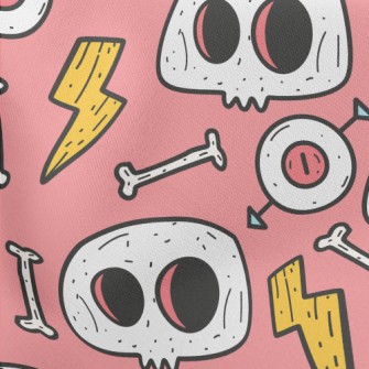 Scary Big Eyes Bones Stretch Ponte