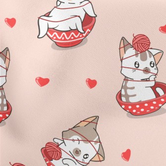 Kittens Who Love To Play With  Stretch Ponte