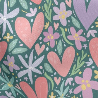 Colorful Garden Love Stretch Ponte