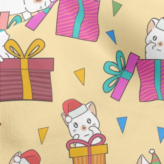 Cats Singing Christmas Songs Micro Fleece