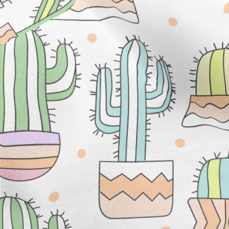 Prickly Cactus Micro Fleece