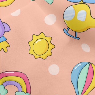 Children&#39;s Fun Plane Helic Micro Fleece