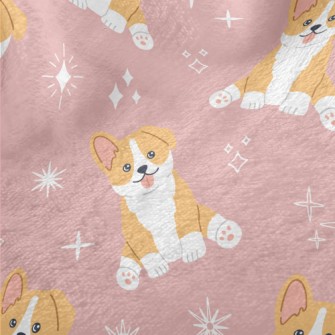 Coquettish Corgi Minky