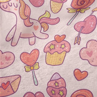 Sweet Dessert Unicorn Minky