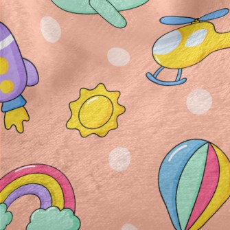 Children&#39;s Fun Plane Helic Minky