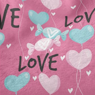 Love Valentine&#39;s Day Candy Minky