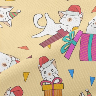 Cats Singing Christmas Songs Piqué