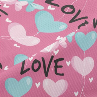 Love Valentine&#39;s Day Candy Piqué