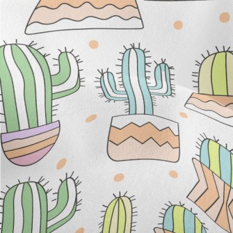 Prickly Cactus Lightweight Performance Linen