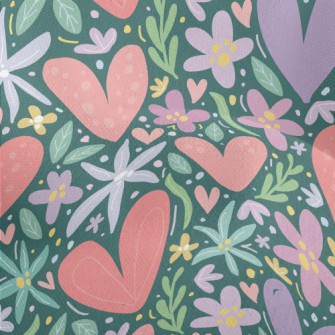 Colorful Garden Love Lightweight Performance Linen