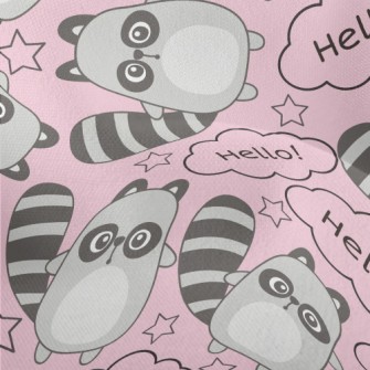Say Hello Raccoon Lightweight Performance Linen