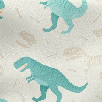 Yelling About Tyrannosaurus Jersey Backed Fleece