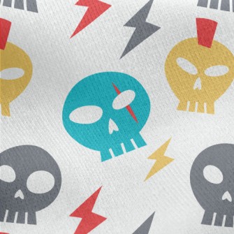 Scar Skull Jersey Backed Fleece