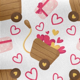 Pulling The Cart With Love Jersey Backed Fleece