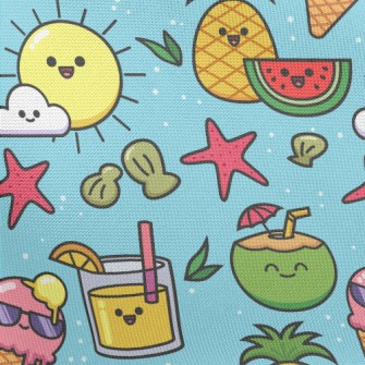 Funny Coconut Milk Ice Cream Pongee