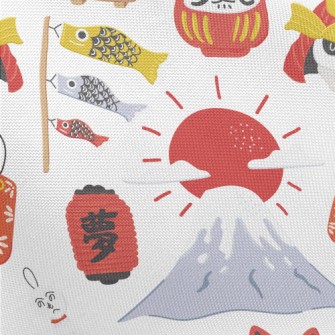 Japanese Culture Samurai Pongee
