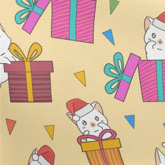 Cats Singing Christmas Songs Pongee