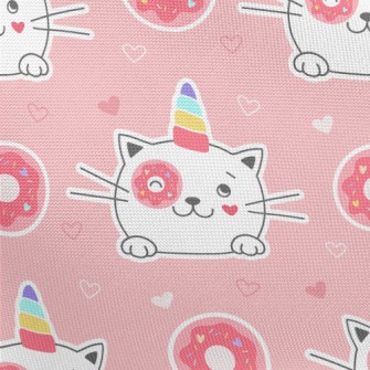 Cat Who Steals Donuts Pongee