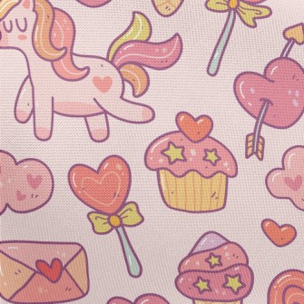 Sweet Dessert Unicorn Pongee