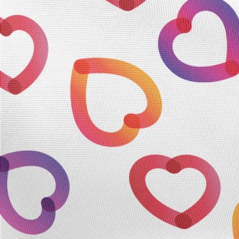 Gradient Empty Basket Of Love Pongee