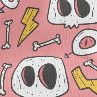 Scary Big Eyes Bones Stretch Jersey