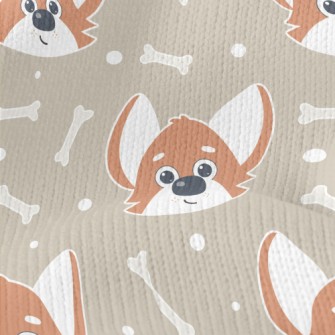 Cute Expression Corgi Stretch Jersey