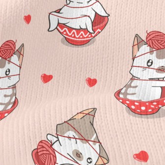 Kittens Who Love To Play With  Stretch Jersey