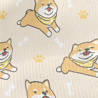Lazy Shiba Inu With Tongue Sti Stretch Jersey