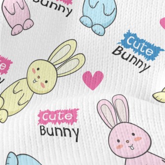 Cute Bonnie Rabbit Stretch Jersey