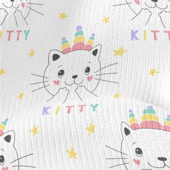 Shy Happy Cat Stretch Jersey