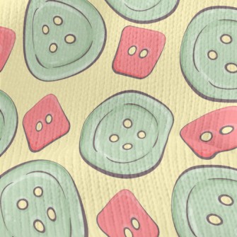 Oversized Buttons Stretch Jersey