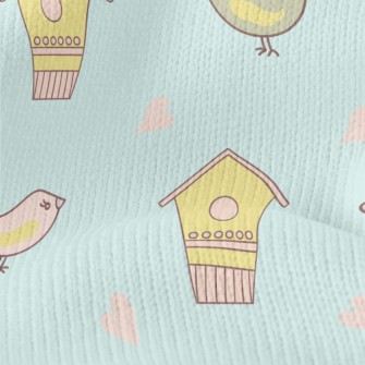 Love Bird Nest Stretch Jersey