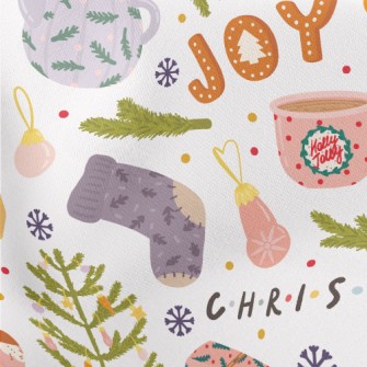 Rich Christmas Day Lightweight Cotton Poplin