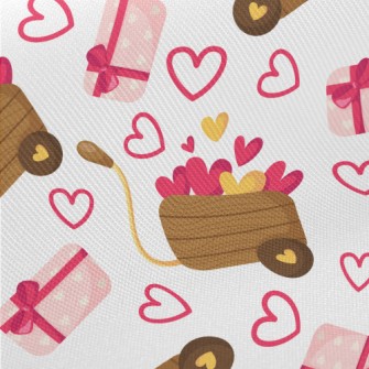 Pulling The Cart With Love Midweight Cotton Poplin