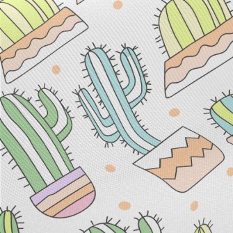 Prickly Cactus Midweight Cotton Poplin