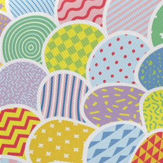 Weird Pattern Arch Midweight Cotton Poplin