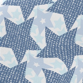Multiple Fantasy Stars Midweight Cotton Poplin