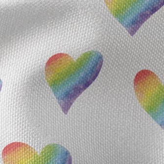 Gradient Smudged Hearts Waterproof Canvas