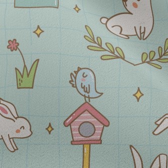 Happy Playing Bunny Chiffon