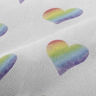 Gradient Smudged Hearts Performance Linen