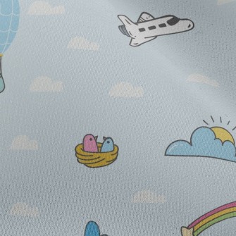 Around The World Airplane Chiffon