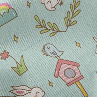 Happy Playing Bunny Standard Corduroy