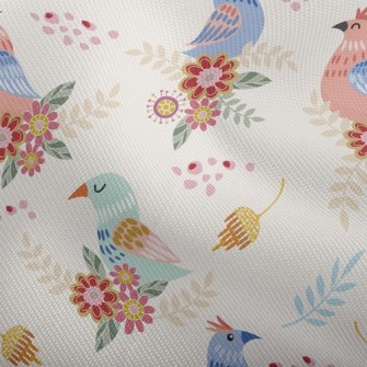Pink Bird Family Dobby