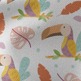 Pink Toucan Waterproof Canvas