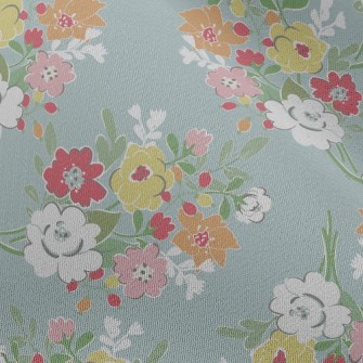 Elegant Literary Flowers Chiffon