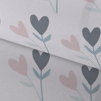 Double Love Flowers Waterproof Oxford